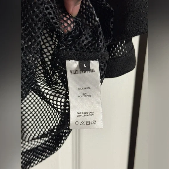 Willy Chavarria men’s mesh football jersey size L - Picture 13 of 13